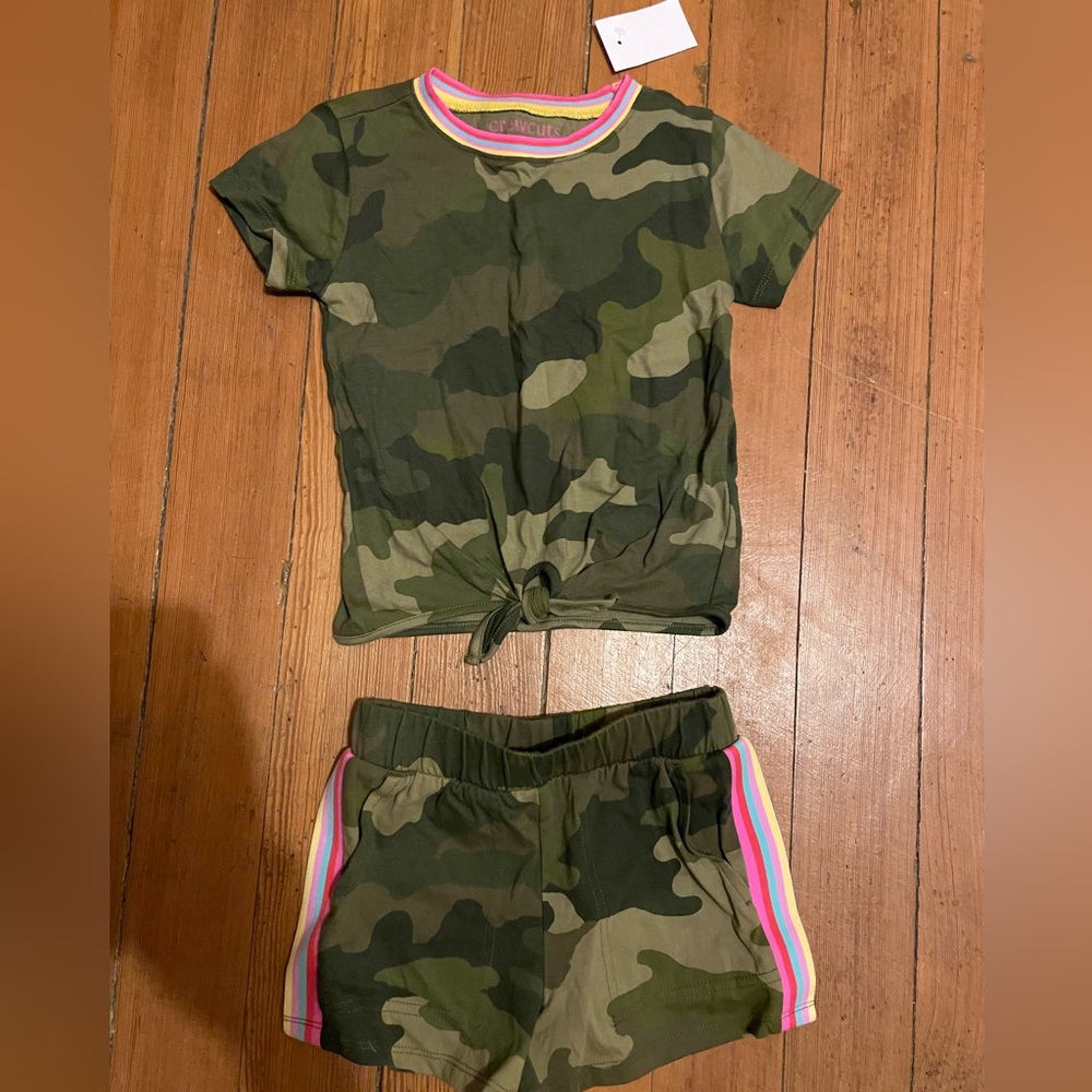 NEW J Crew Crew Cuts (childrens line) girls 2 piece set